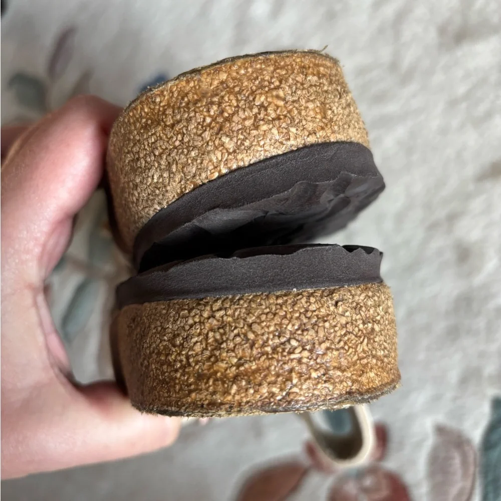 BIRKENSTOCK Mayari Birko-Flor Sandals Antique Lace Pearl 41 - Picture 9 of 14